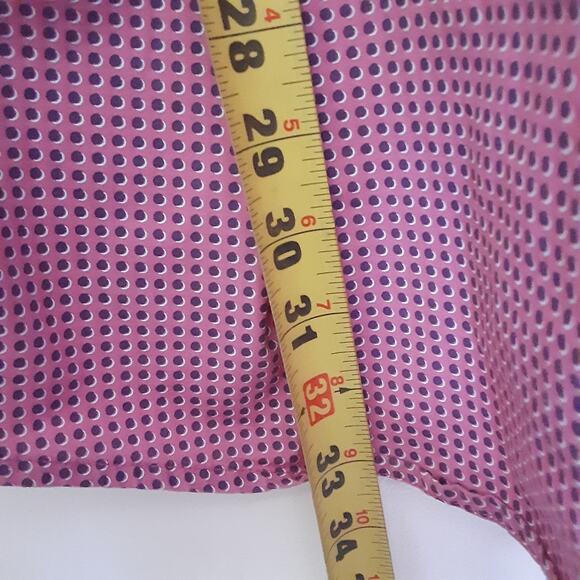 Cinch Shirt Mens Size Large Purple Long Sleeve Button Up Western Rodeo Polka Dot - Picture 9 of 9